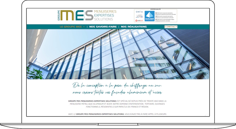 Site internet du Groupe MES