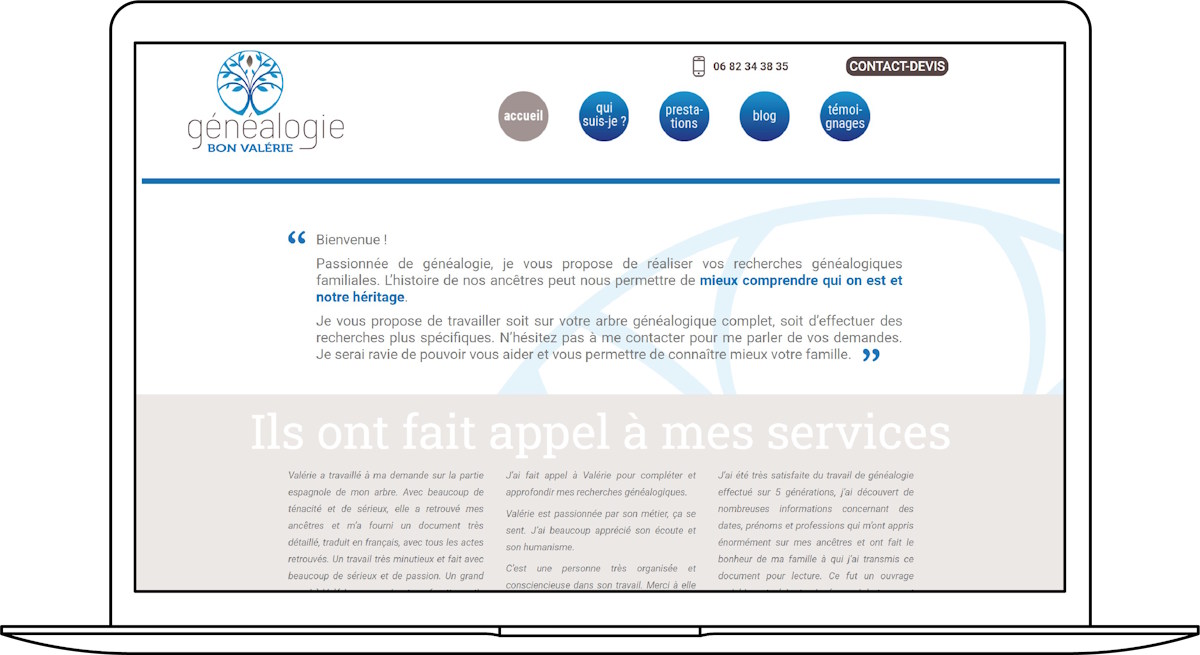 Généalogie Valérie Bon